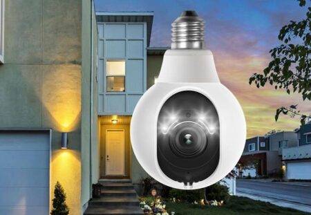 light bulb security camera